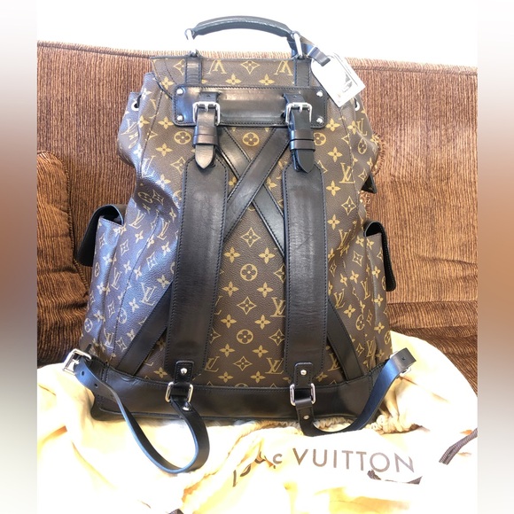 Louis Vuitton Christopher Backpack Macassar (M92295) RARE!  2004 Original - Picture 6 of 17